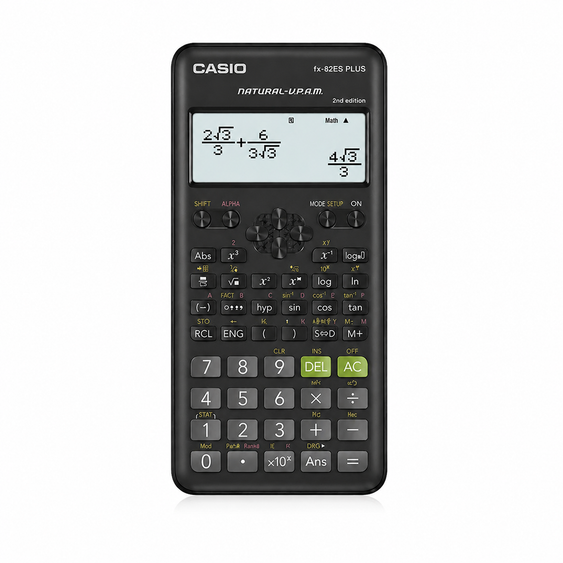 Calculatrice Scientifique Casio FX-82ES Plus 2ème Édition – 252 Fonctions
