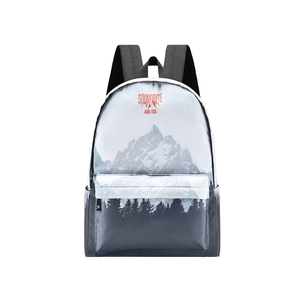 Sac à Dos Moderne Blanc & Bleu Dégradé – Léger et Pratique