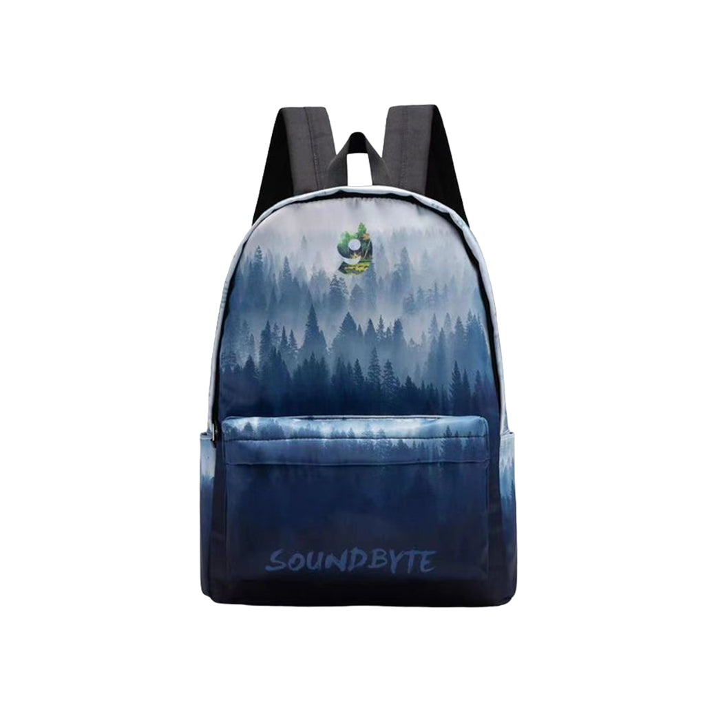 Sac à Dos Moderne Blanc & Bleu Dégradé – Léger et Pratique