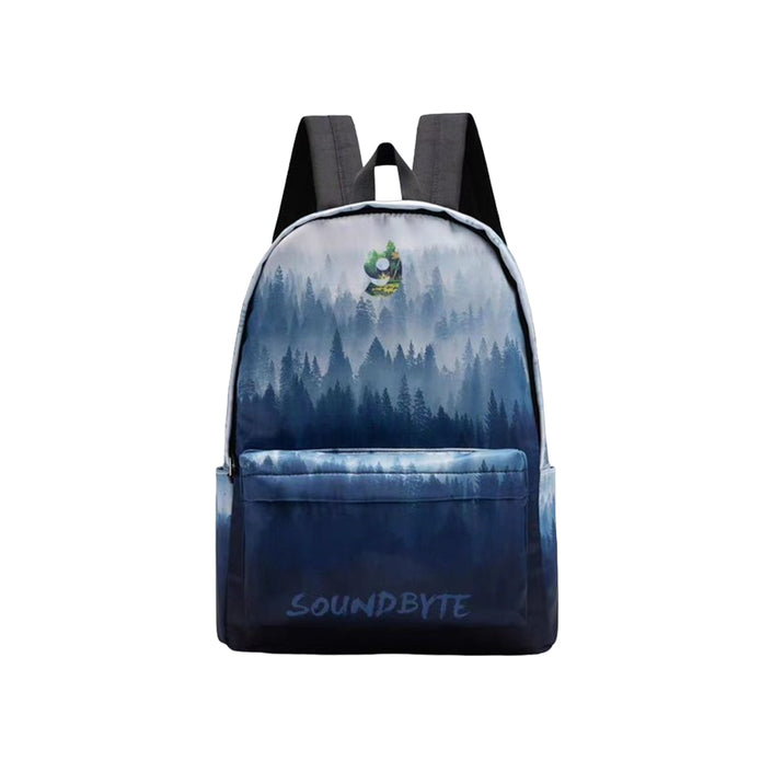 Sac à Dos Moderne Blanc & Bleu Dégradé – Léger et Pratique