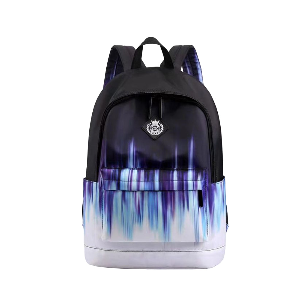 Sac à Dos Moderne Blanc & Bleu Dégradé – Léger et Pratique
