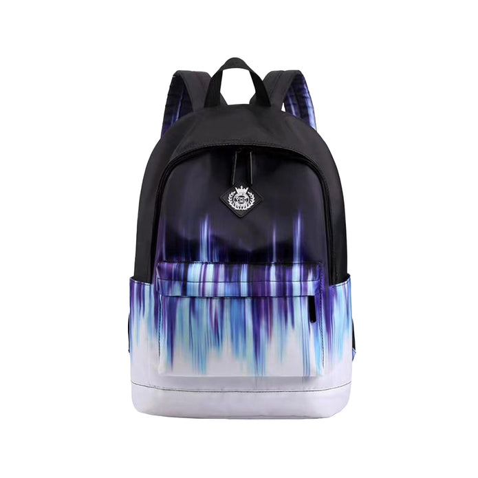 Sac à Dos Moderne Blanc & Bleu Dégradé – Léger et Pratique