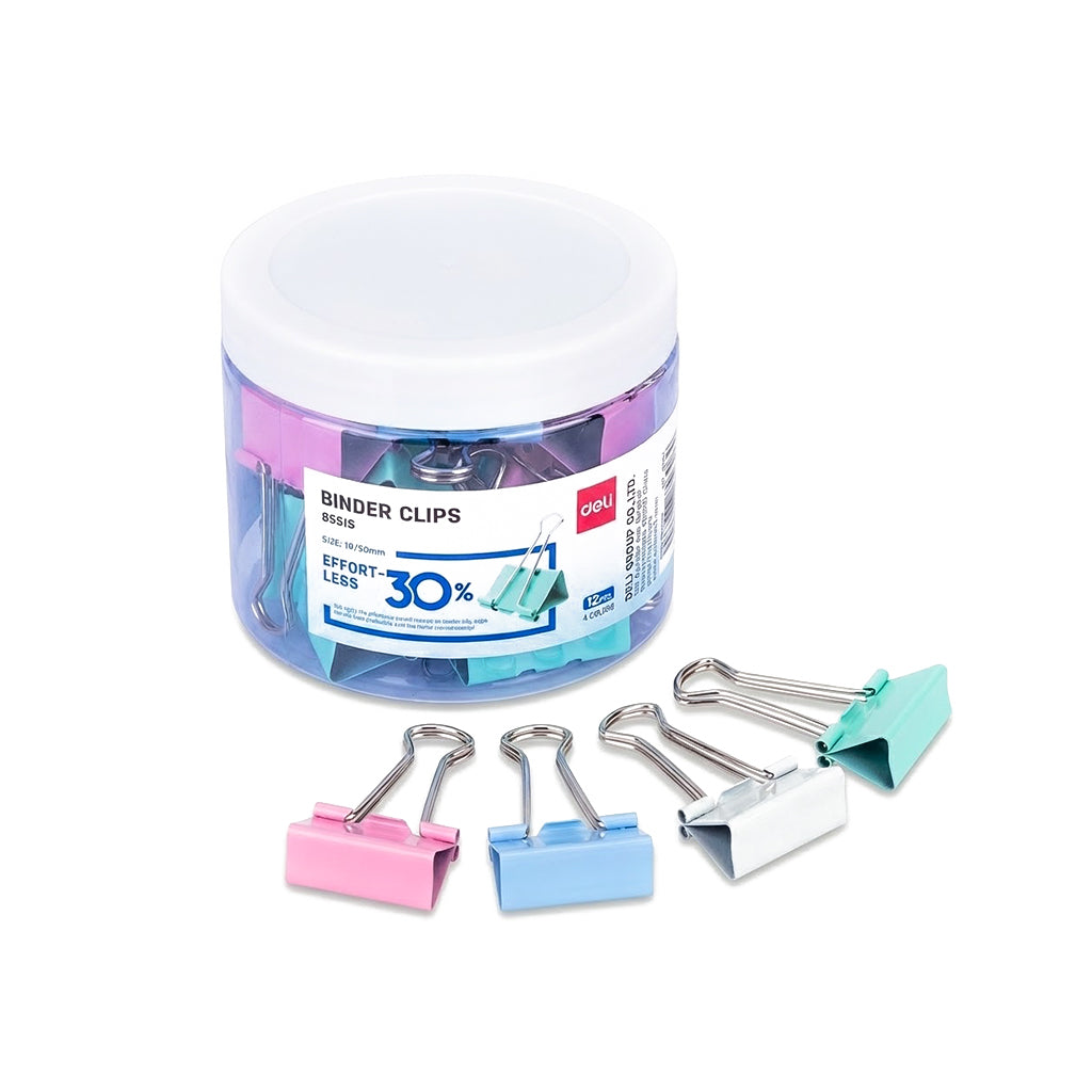 Pince à Clips 50 mm Deli 8561S – Maintien Fort & Durable