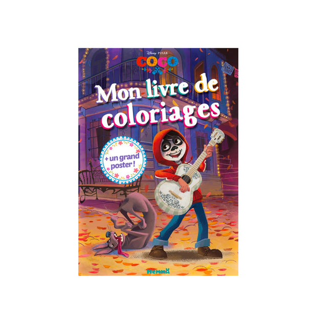 COCO – Mon livre de coloriages + un grand poster !