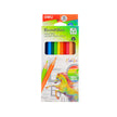 Deli Enovation – Crayons de Couleur 12 Couleurs (Wood-Free) – Bright Colors