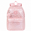 Sac à Dos Fille Brillant Étoiles – Effet Verni & Pompon