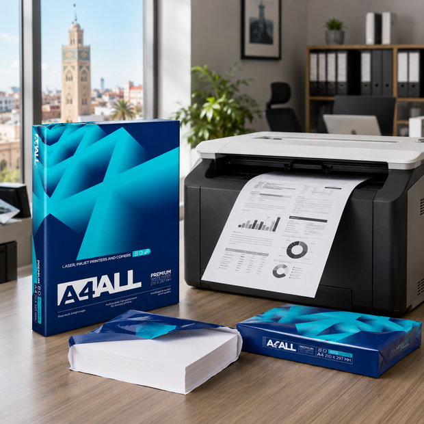 Ramette de Papier A4ALL A4 80g – 500 Feuilles
