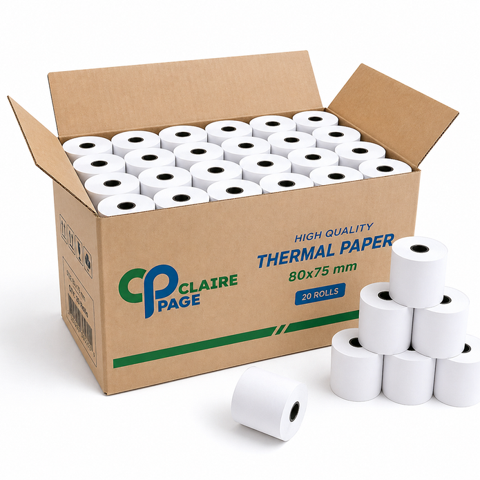 Rouleaux Thermiques 80 × 75 mm – Qualité Supérieure