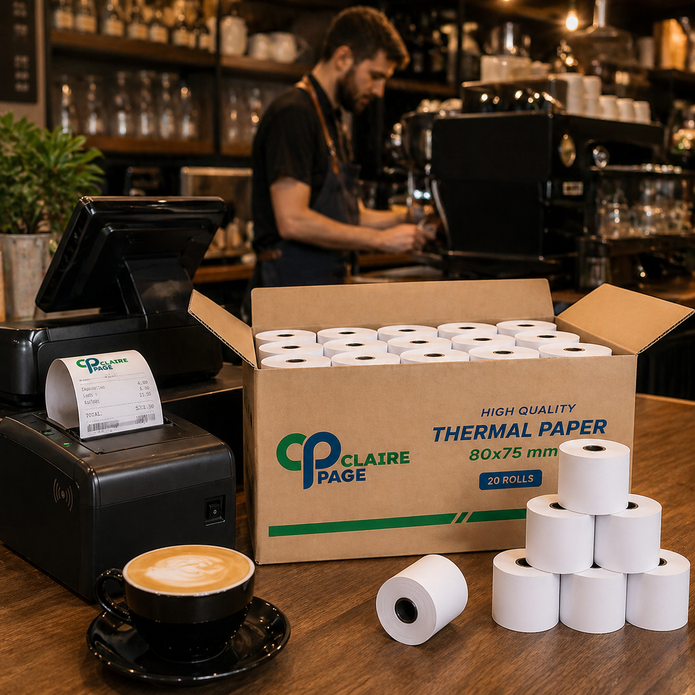 Rouleaux Thermiques 80 × 75 mm – Qualité Supérieure