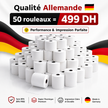 Rouleaux Thermiques BPA Free 80x75 – Qualité Premium (Made in Germany)