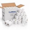 Rouleaux Thermiques TOPKALL 80x75 — Carton de 50 Rouleaux