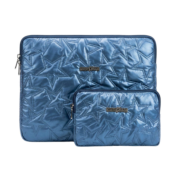 Housse d'Ordinateur Matelassée "New Bag" avec Pochette Accessoires