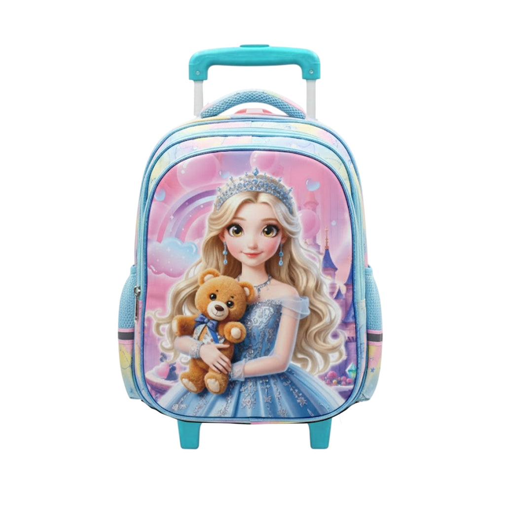 Sac à Dos à Roulettes Enfant 3D – Cartable Trolley Scolaire Premium