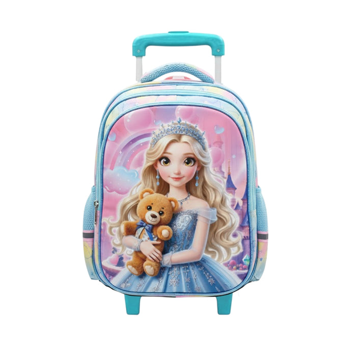 Sac à Dos à Roulettes Enfant 3D – Cartable Trolley Scolaire Premium