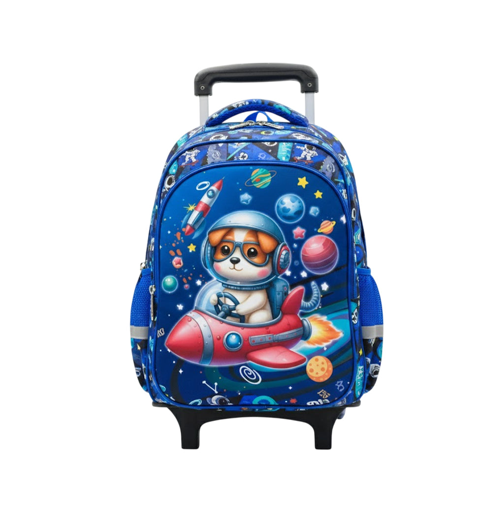 Sac à Dos à Roulettes Enfant 3D – Cartable Trolley Scolaire Premium