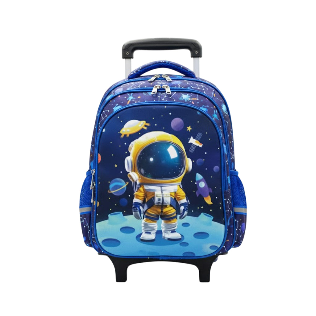 Sac à Dos à Roulettes Enfant 3D – Cartable Trolley Scolaire Premium