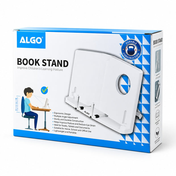 Support de Livre & Tablette Ergonomique ALGO – Mains Libres & Posture Parfaite
