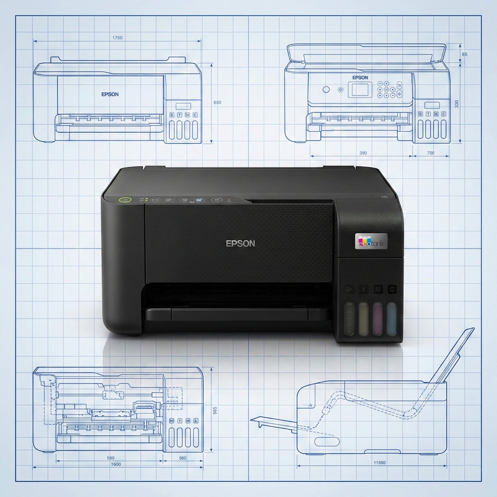 Imprimante Epson EcoTank – Impression, Scan & Copie