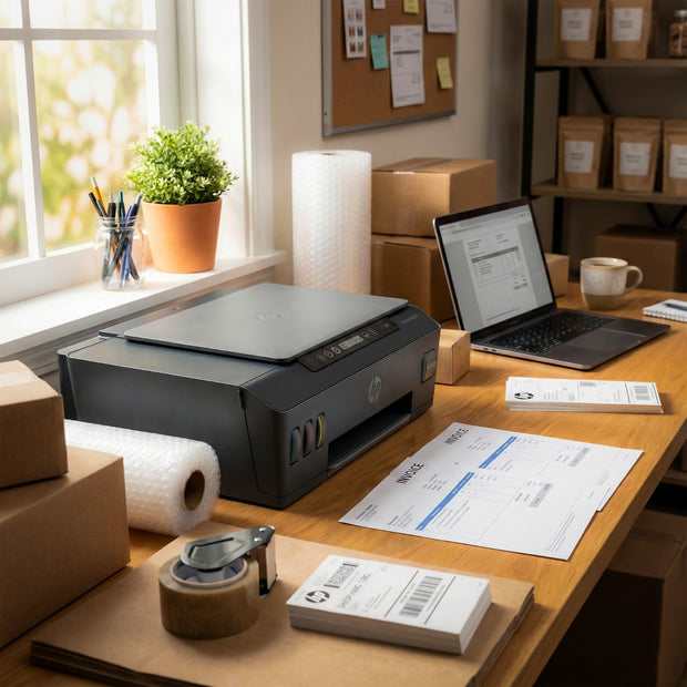 Imprimante Multifonction HP Smart Tank 575 – Impression, Scan, Copie – Réservoirs Haute Capacité