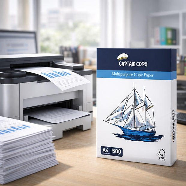 Papier Multiusage Captain Copy – Format A4, 500 Feuilles